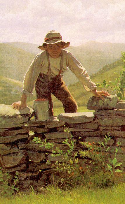 John George Brown The Berry Boy oil painting image